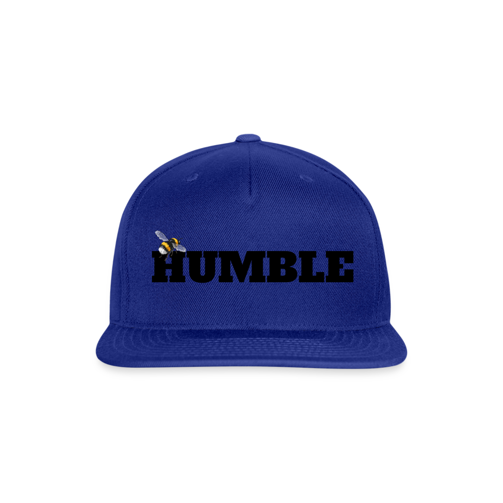 Snapback Baseball Cap - royal blue