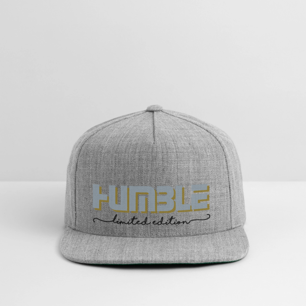 Snapback Baseball Cap - heather gray