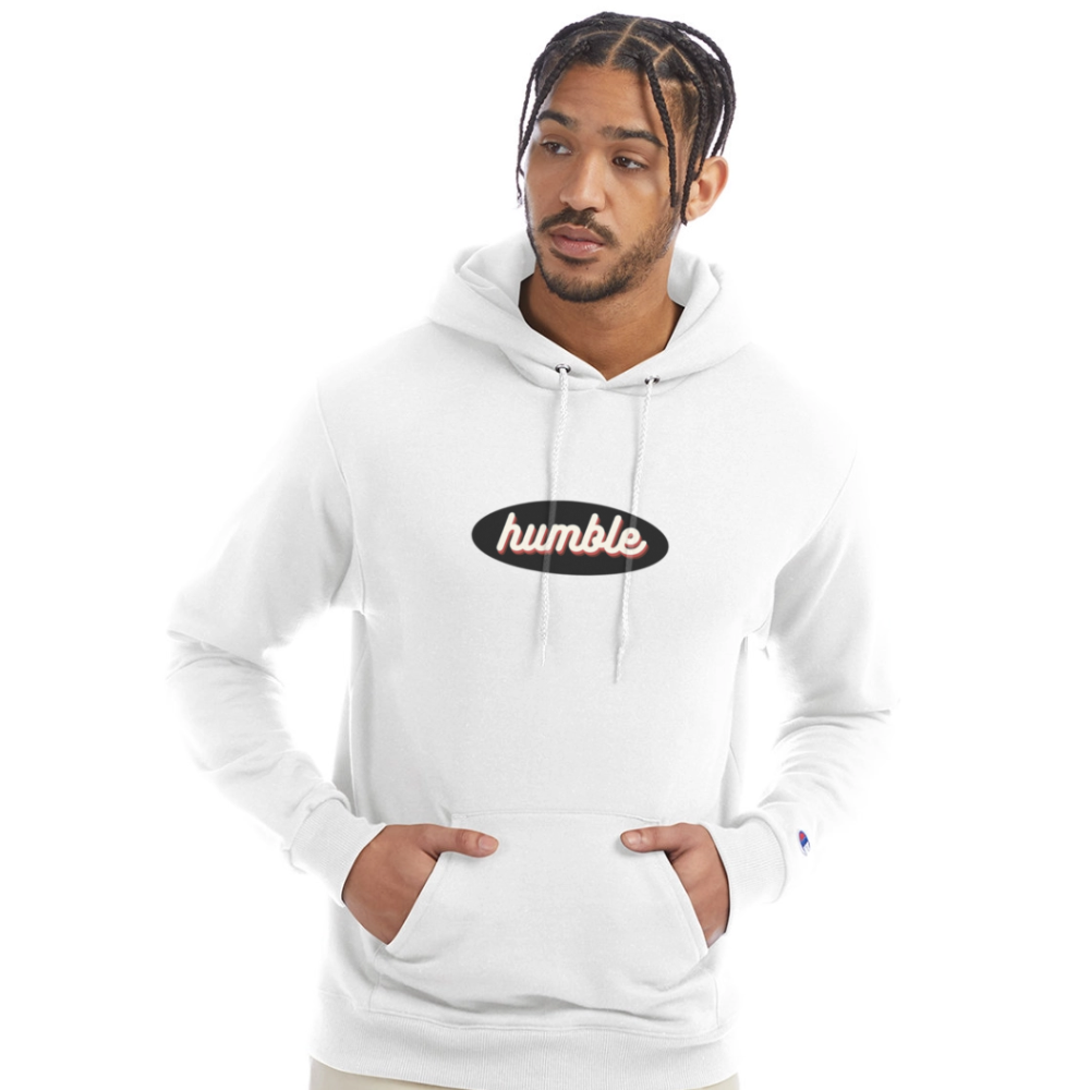 Humble Champion Unisex Power blend Hoodie - white