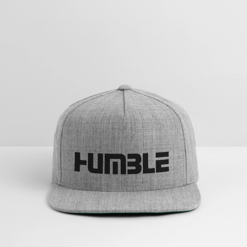Snapback Baseball Cap - heather gray