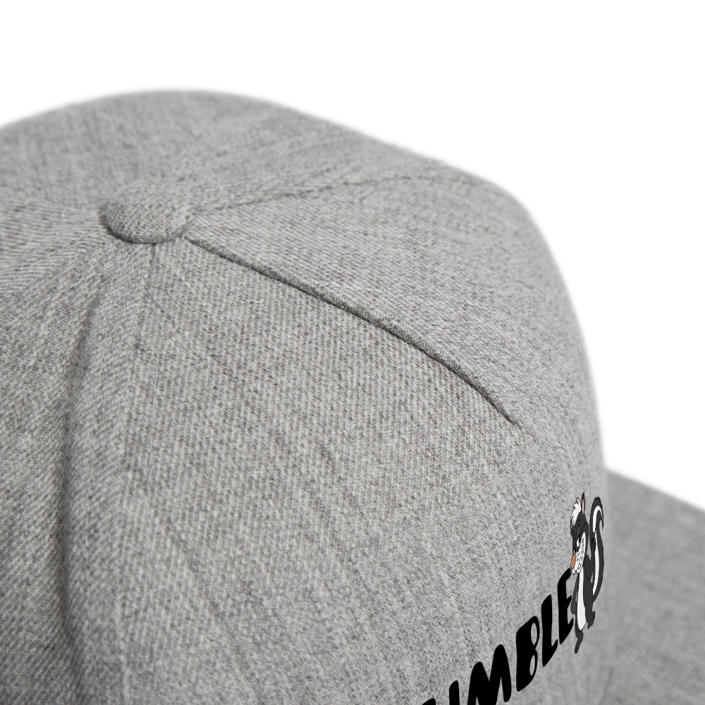 Snapback Baseball Cap - heather gray