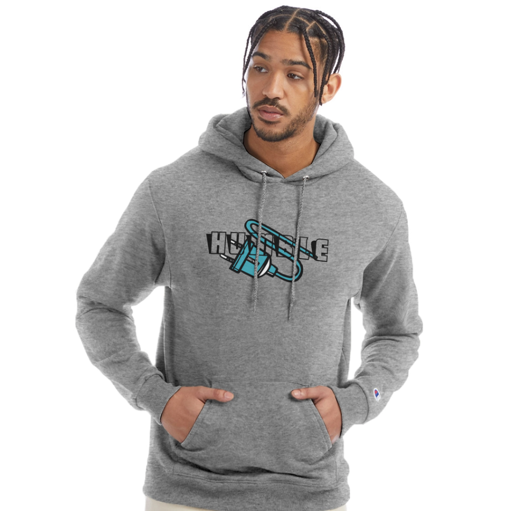 Humble Plug Champion Unisex Power blend Hoodie - heather gray