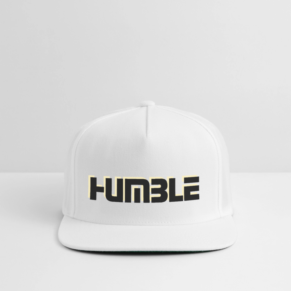 Snapback Baseball Cap - white