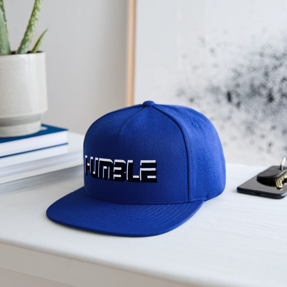 Snapback Baseball Cap - royal blue