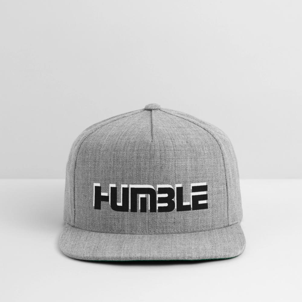 Snapback Baseball Cap - heather gray