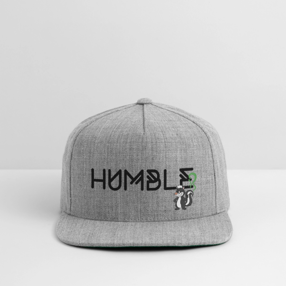 Snapback Baseball Cap - heather gray