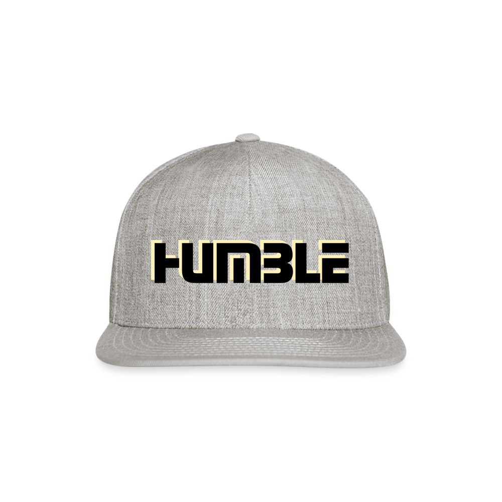 Snapback Baseball Cap - heather gray