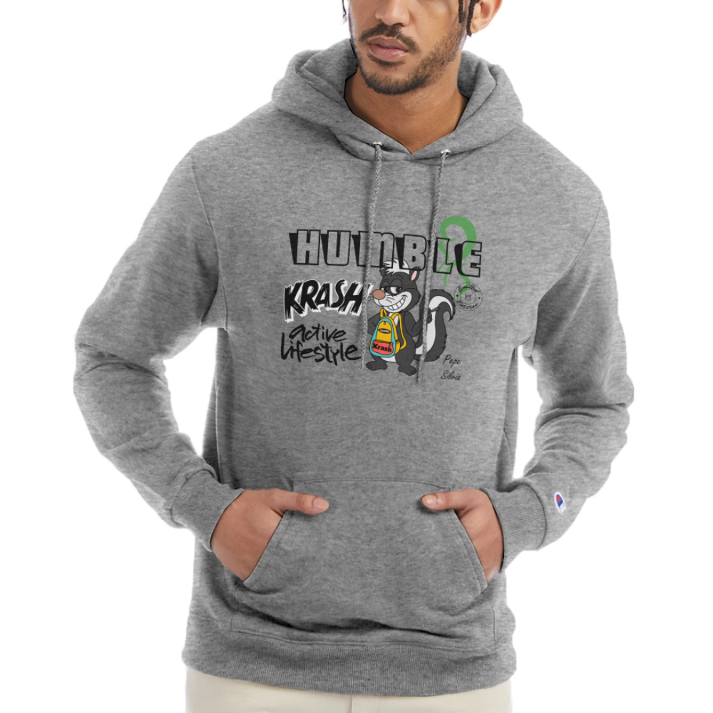 Champion Unisex Powerblend Hoodie - heather gray