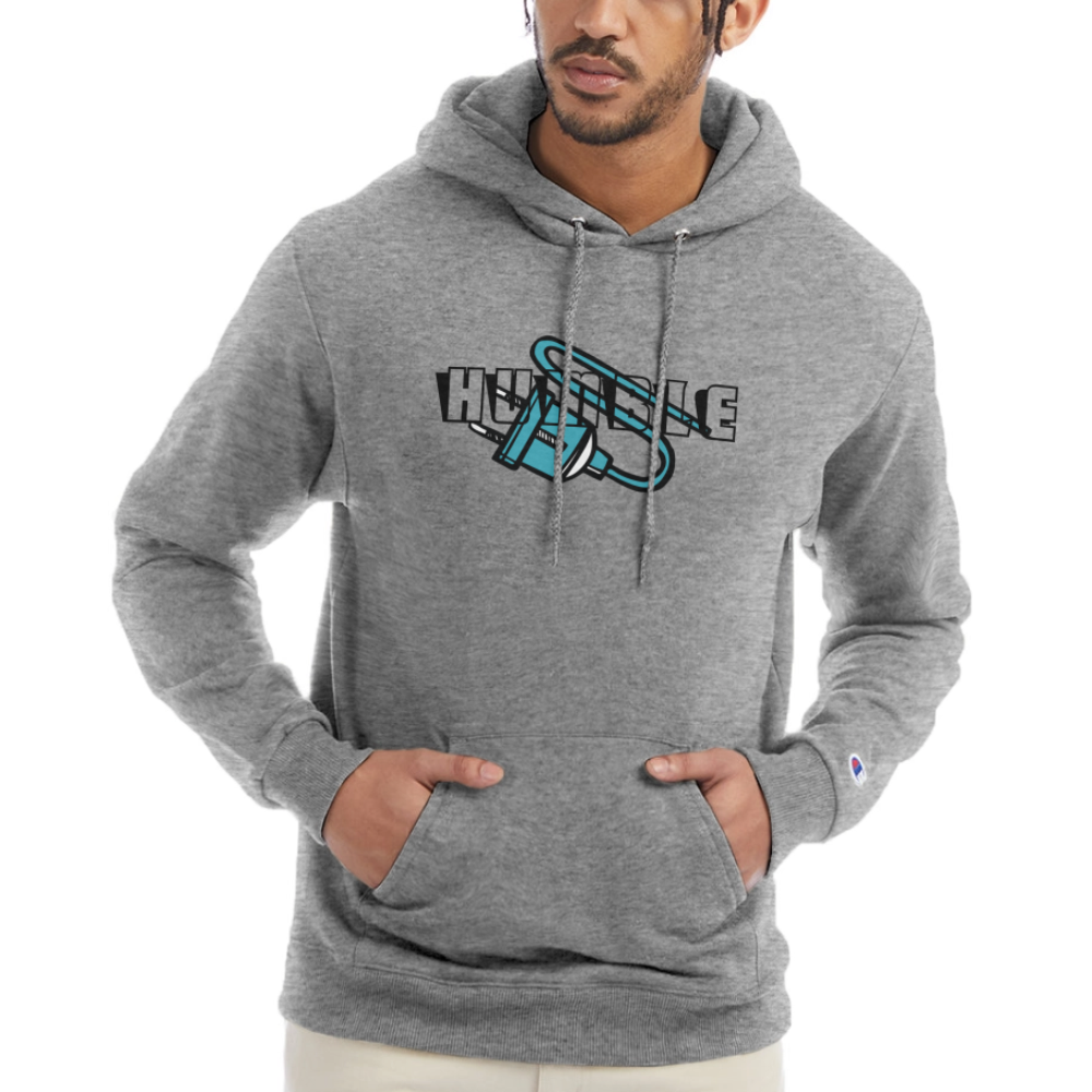 Humble Plug Champion Unisex Power blend Hoodie - heather gray