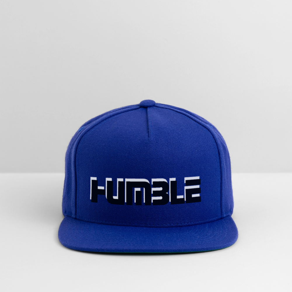 Snapback Baseball Cap - royal blue