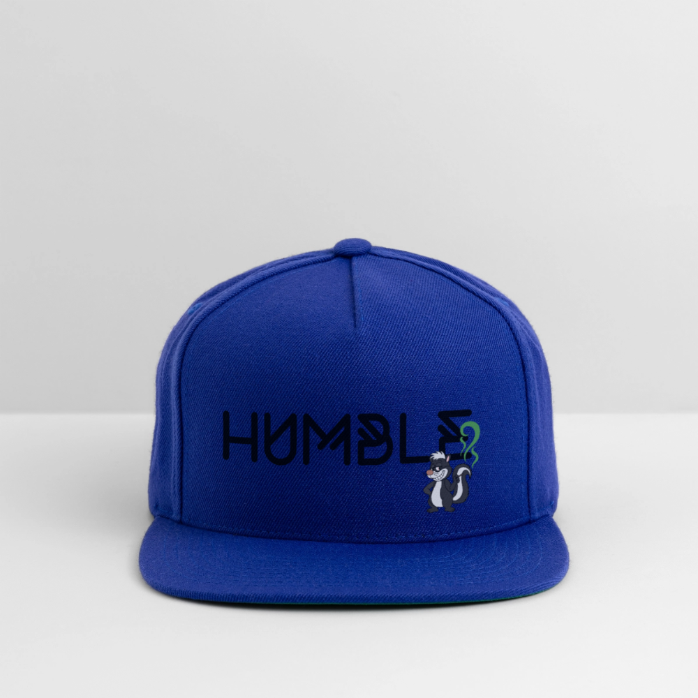 Snapback Baseball Cap - royal blue