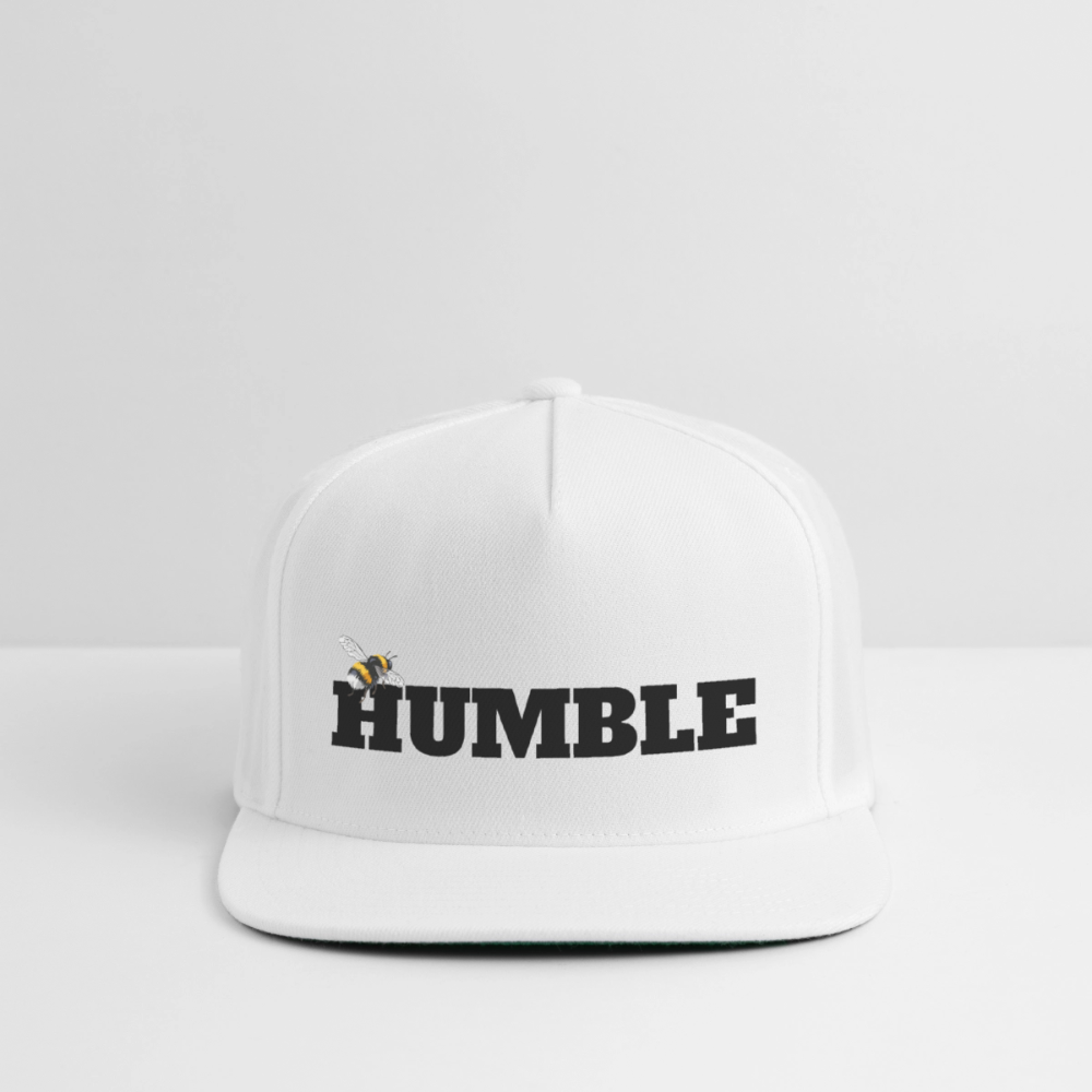 Snapback Baseball Cap - white