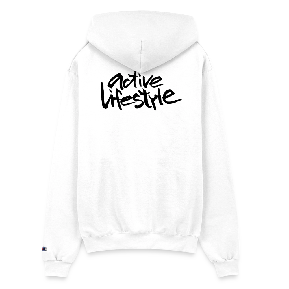 Champion Unisex Powerblend Hoodie - white