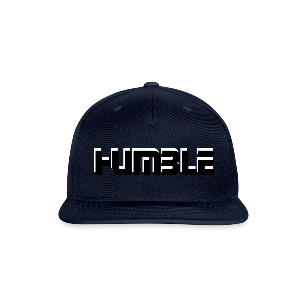 Snapback Baseball Cap - navy