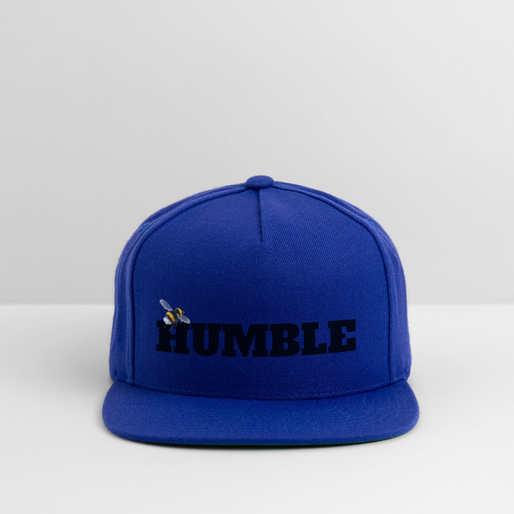 Snapback Baseball Cap - royal blue