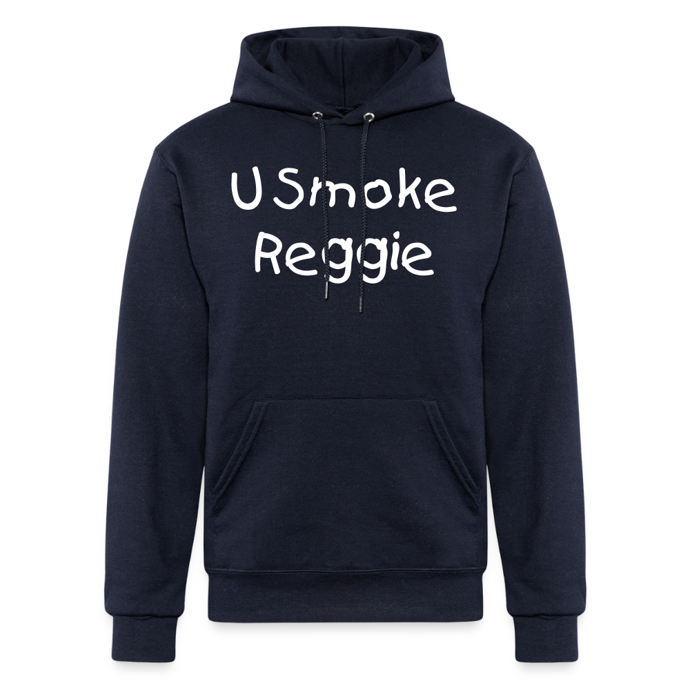 You Smoke Reggie Champion Unisex Power blend Hoodie - navy