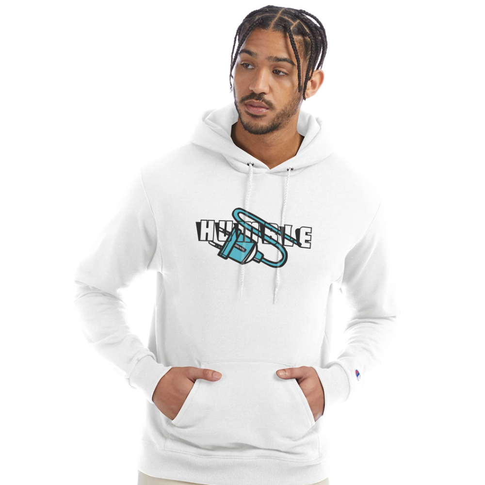 Humble Plug Champion Unisex Power blend Hoodie - white