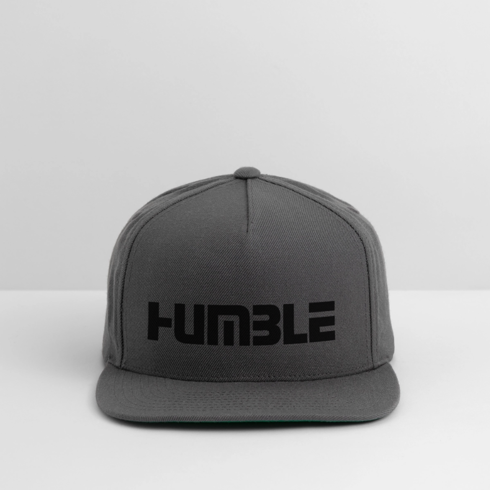 Snapback Baseball Cap - dark grey