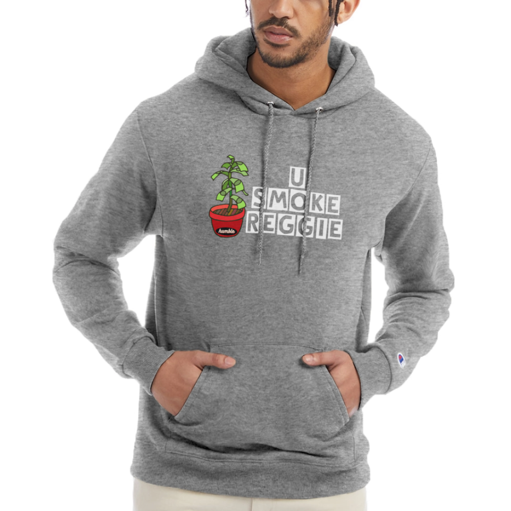 Champion Unisex Powerblend Hoodie - heather gray