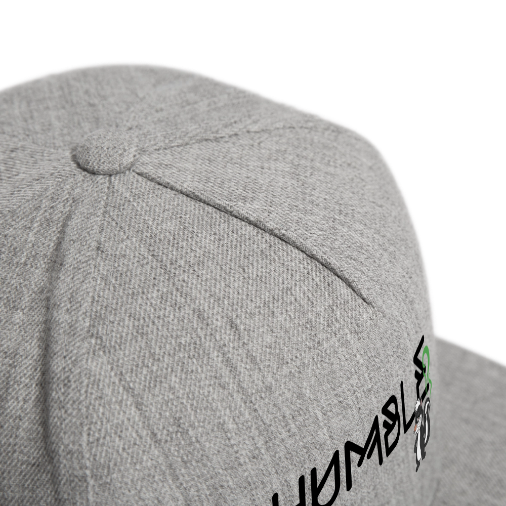 Snapback Baseball Cap - heather gray