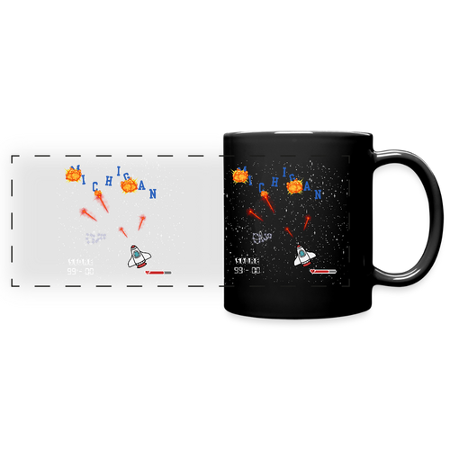 Full Color Panoramic Mug - black