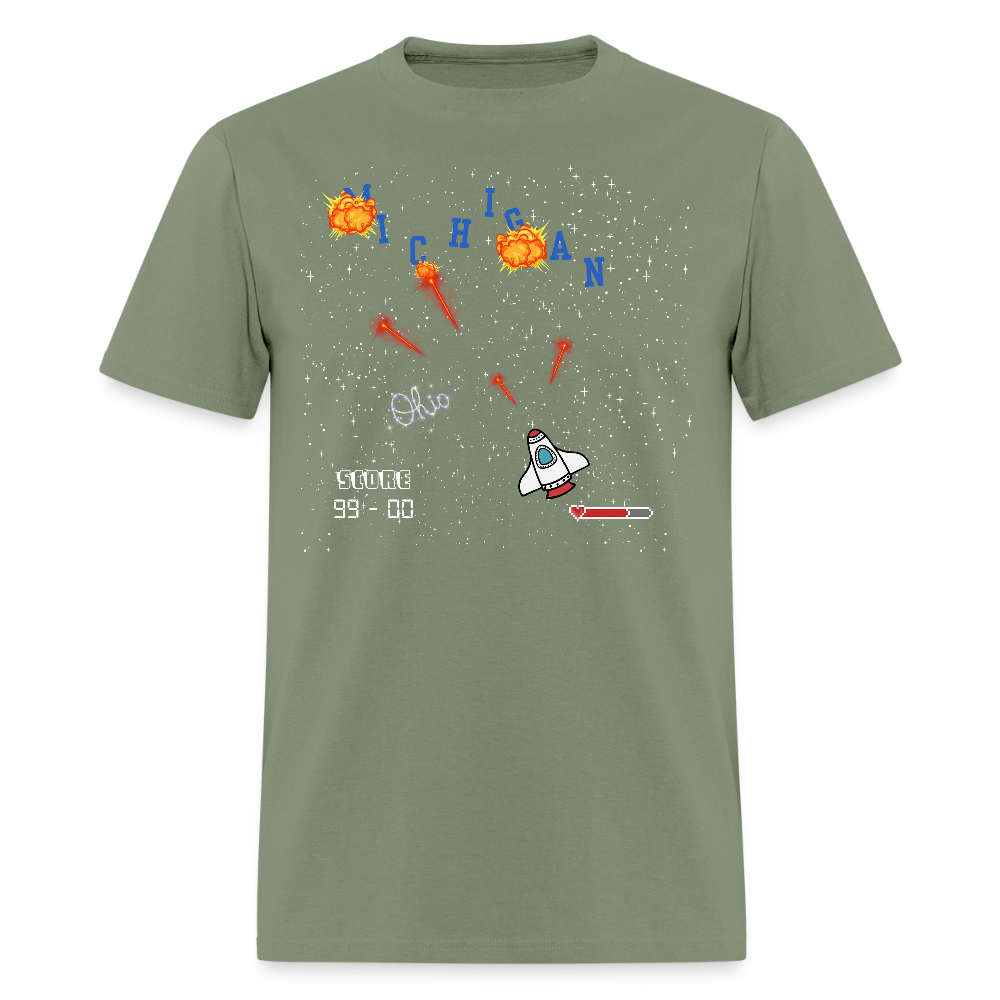 Ohio vs Michigan Men's T-Shirt | GILDAN 5000 - military green