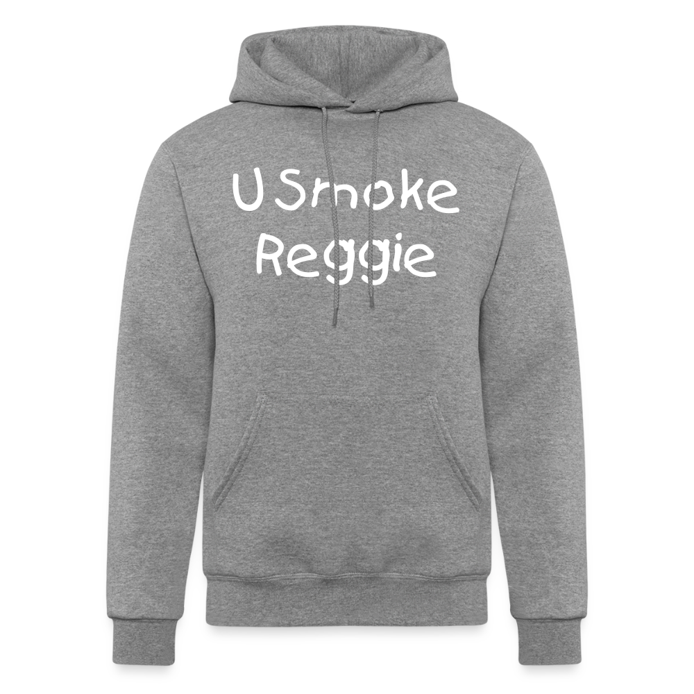 You Smoke Reggie Champion Unisex Power blend Hoodie - heather gray