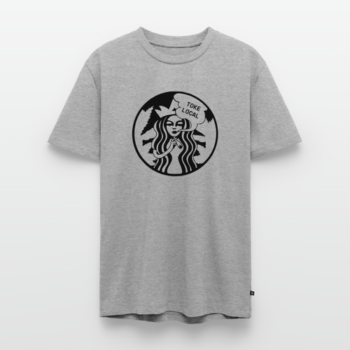 Men's Premium T-Shirt TOKE LOCAL - heather grey