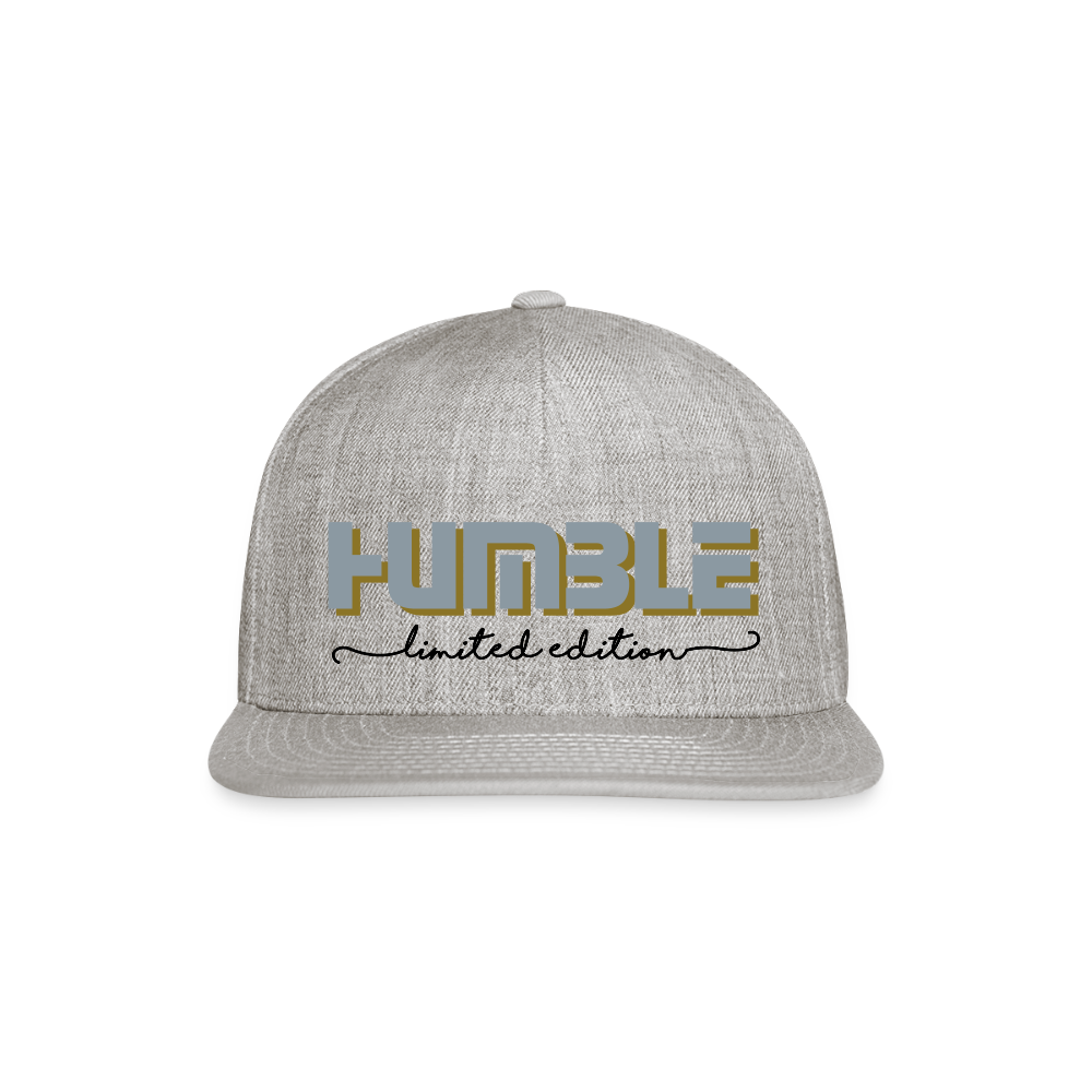 Snapback Baseball Cap - heather gray