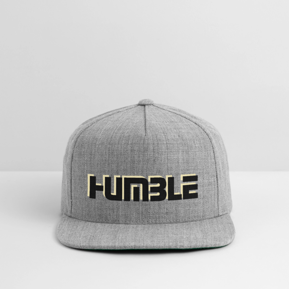 Snapback Baseball Cap - heather gray