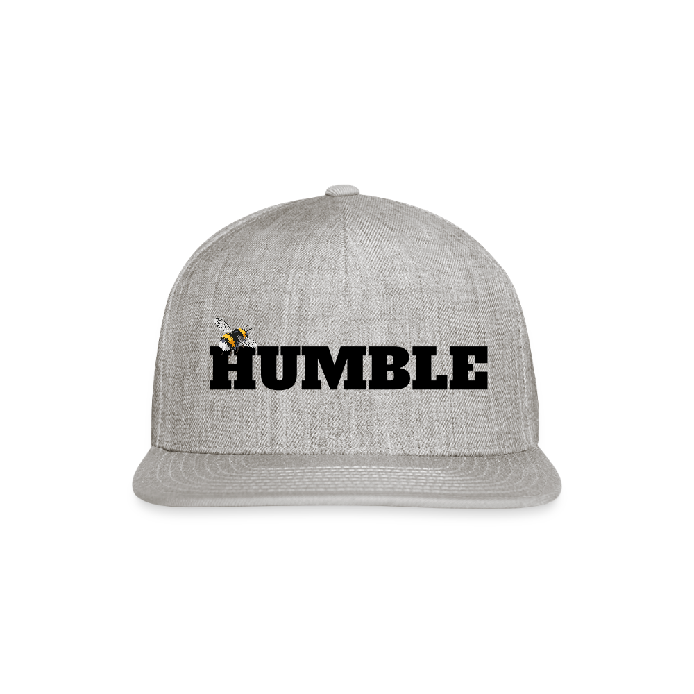Snapback Baseball Cap - heather gray