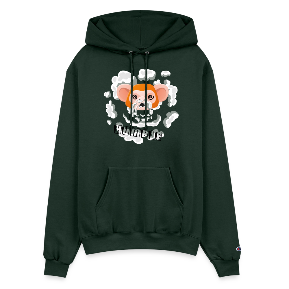 Champion Unisex Power blend Hoodie Champion - Dark Green