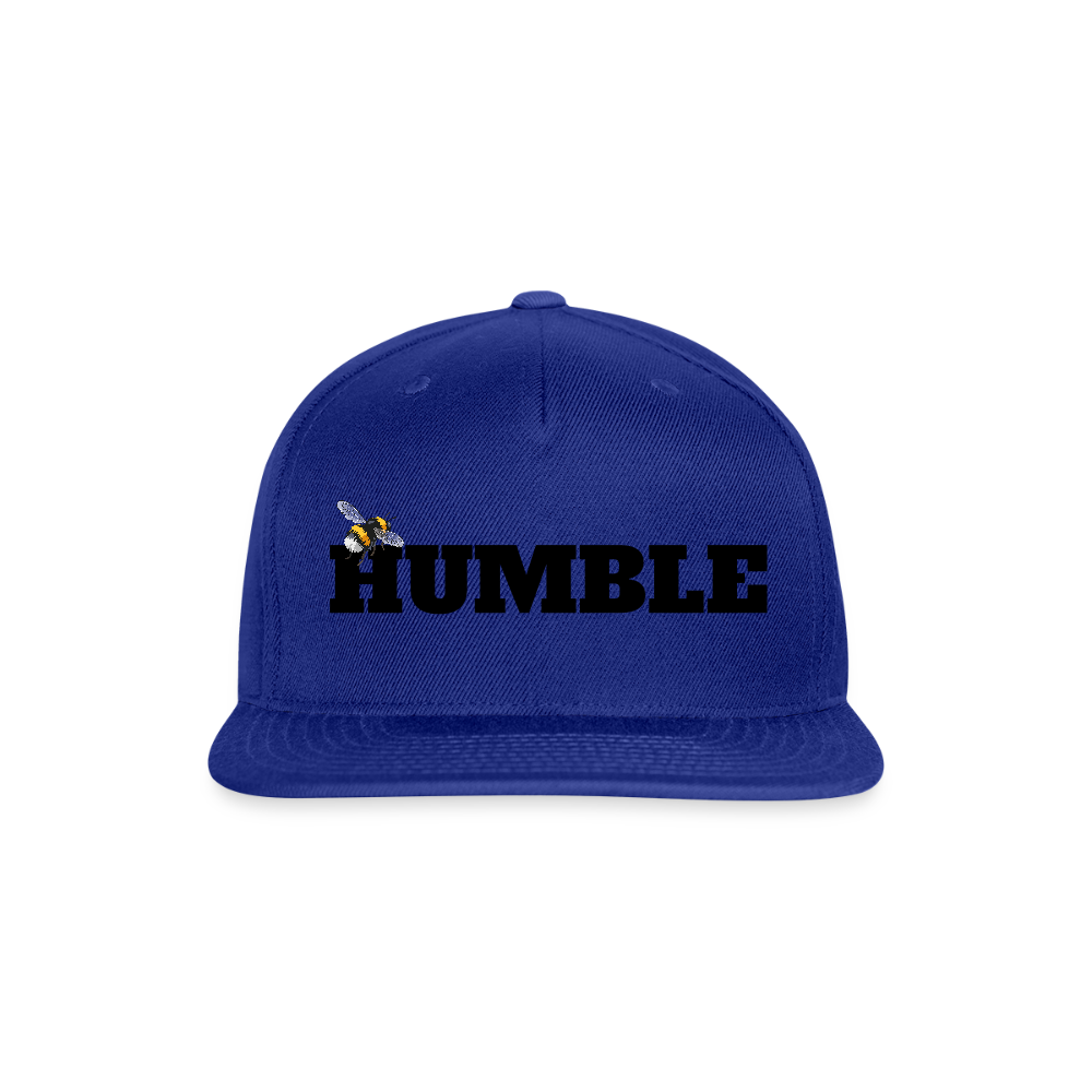 Snapback Baseball Cap - royal blue