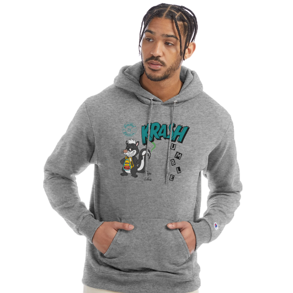 Champion Unisex Powerblend Hoodie - heather gray