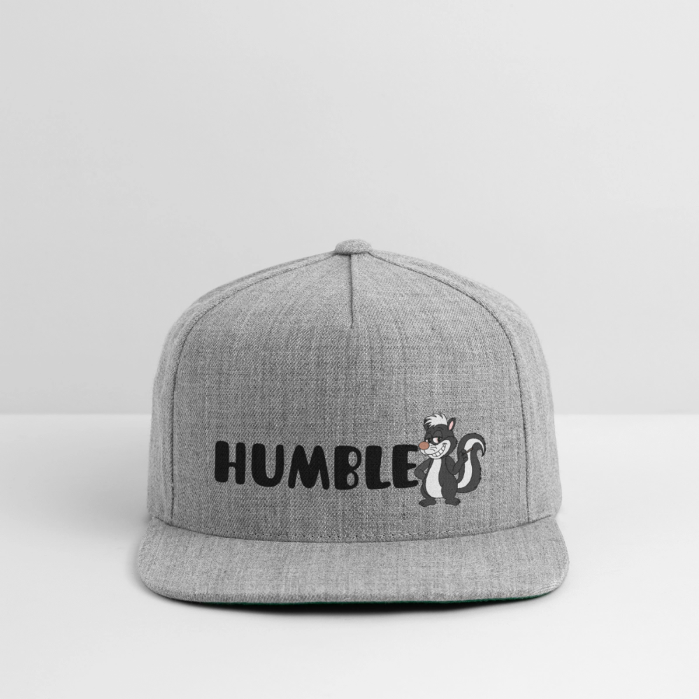 Snapback Baseball Cap - heather gray