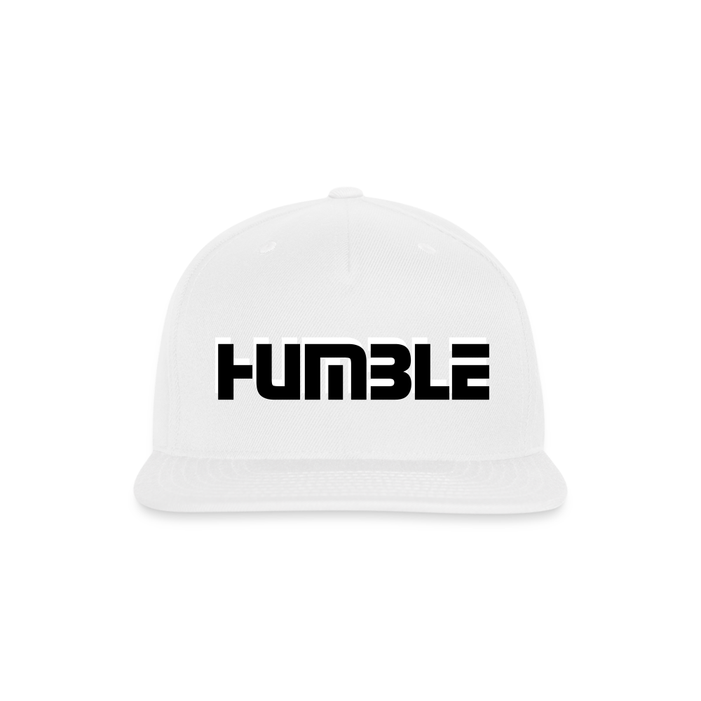 Snapback Baseball Cap - white