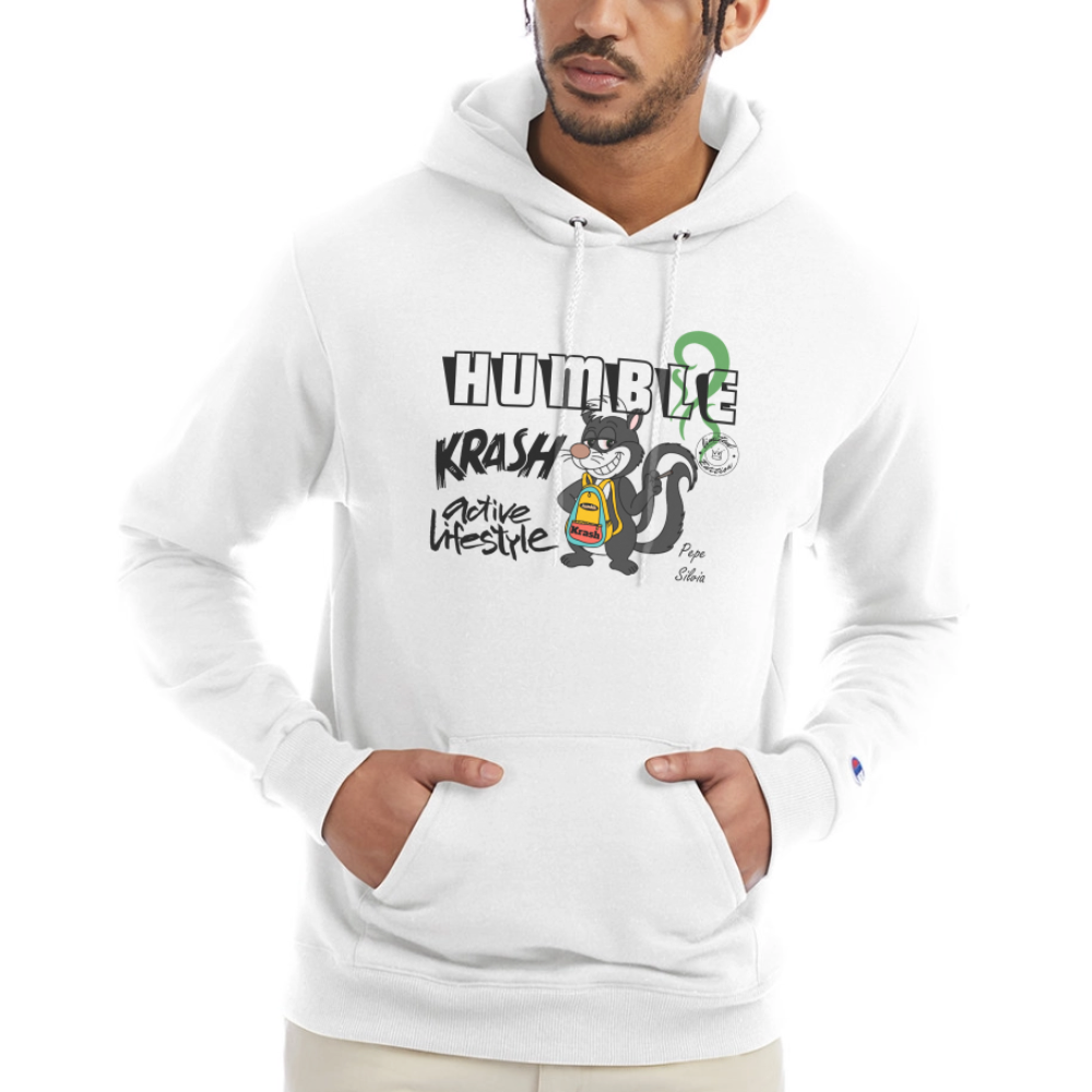 Champion Unisex Powerblend Hoodie - white
