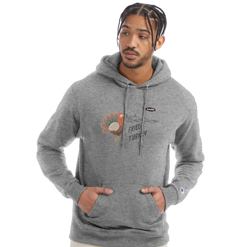 Fried Turkey Champion Unisex Power blend Hoodie Champion - heather gray