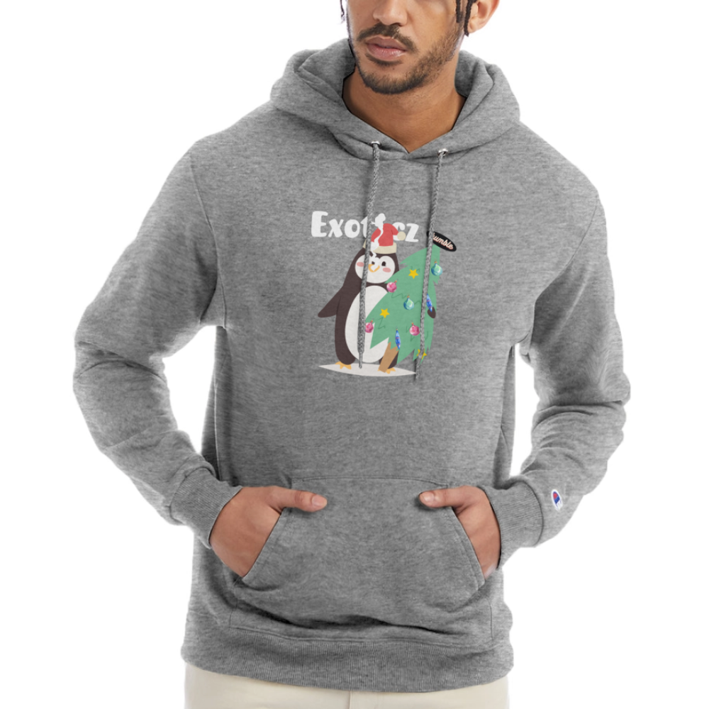 Champion Unisex Powerblend Hoodie - heather gray