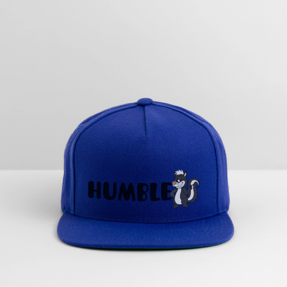 Snapback Baseball Cap - royal blue