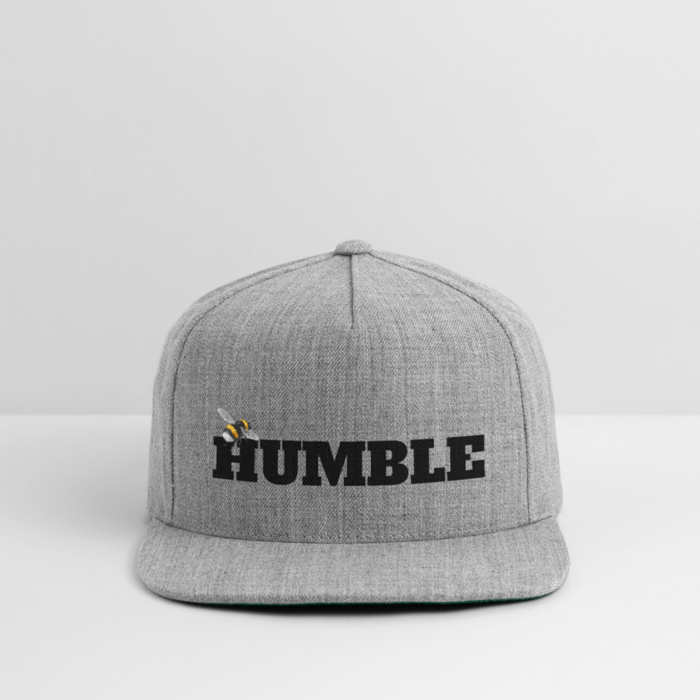 Snapback Baseball Cap - heather gray