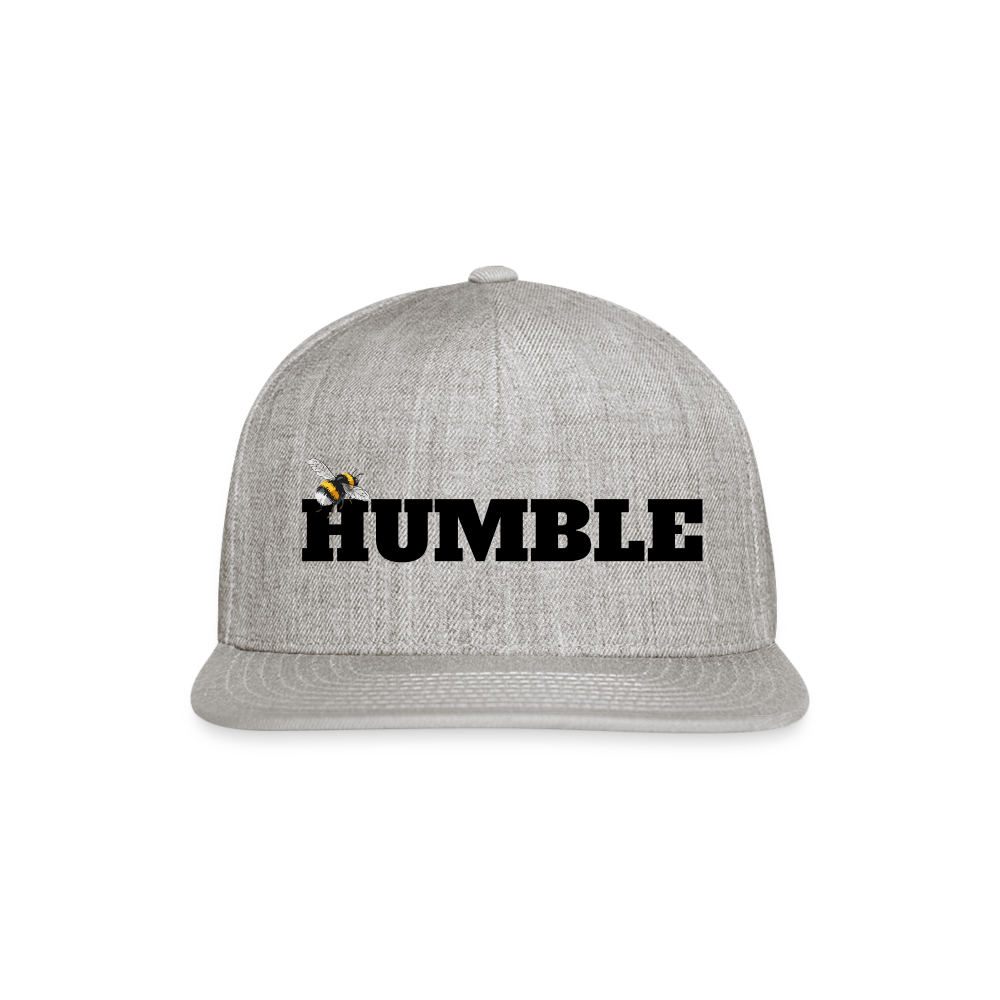 Snapback Baseball Cap - heather gray