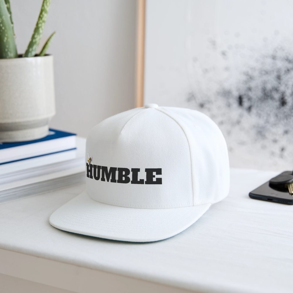 Snapback Baseball Cap - white