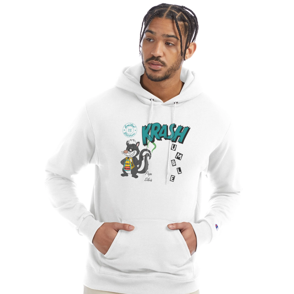 Champion Unisex Powerblend Hoodie - white