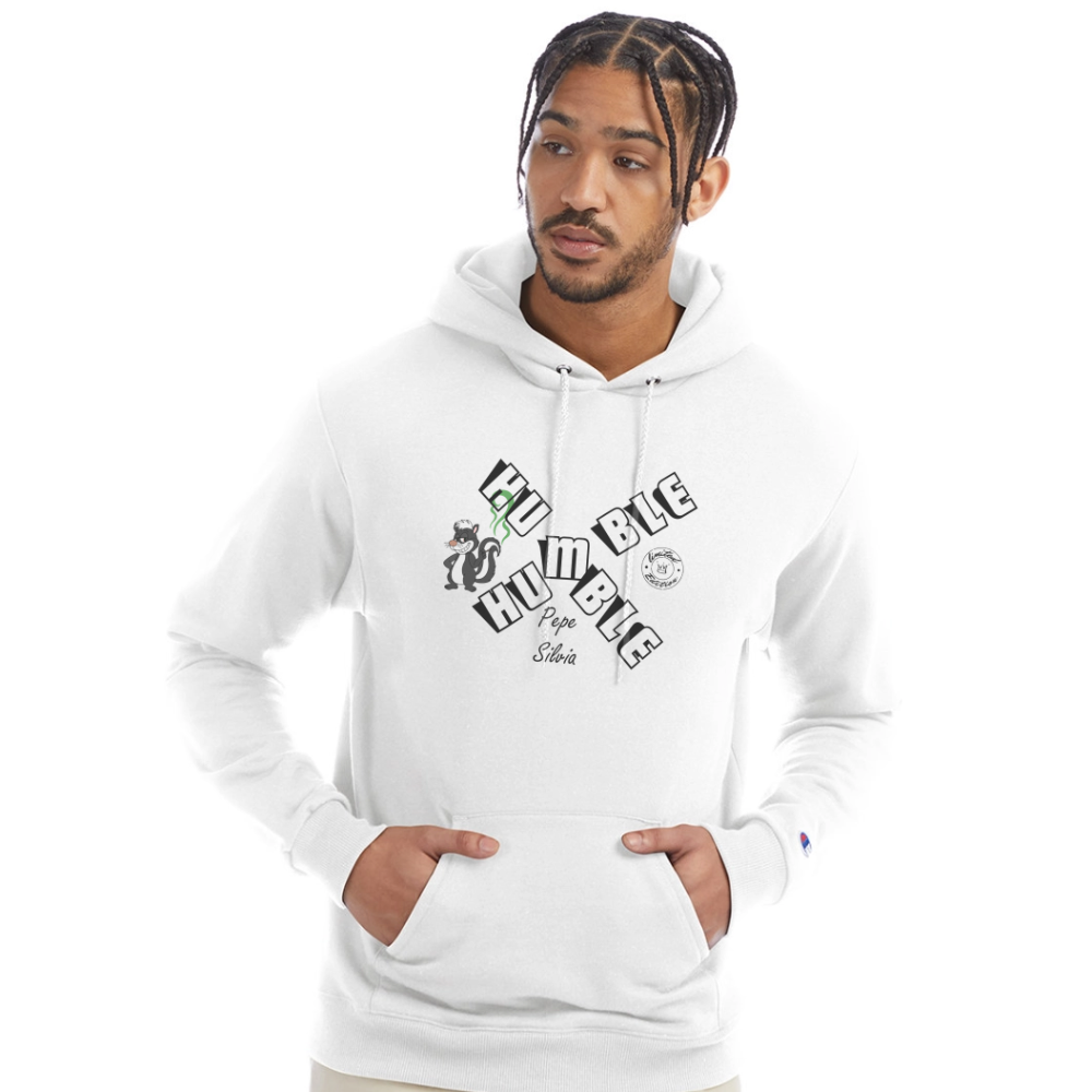 Pepe Silvia Humble Champion Unisex Power blend Hoodie - white