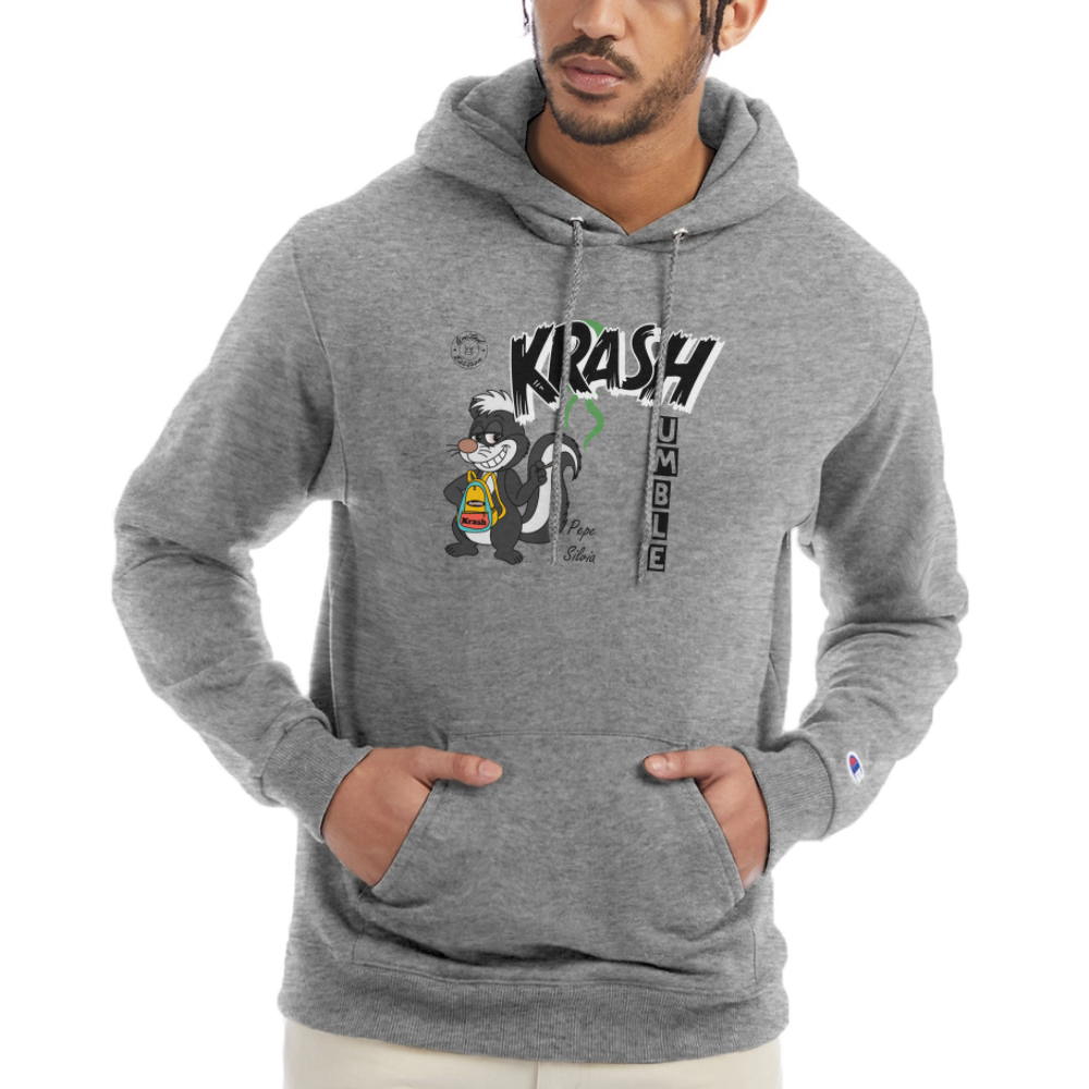 Champion Unisex Powerblend Hoodie - heather gray