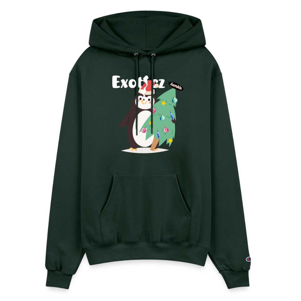 Champion Unisex Powerblend Hoodie - Dark Green