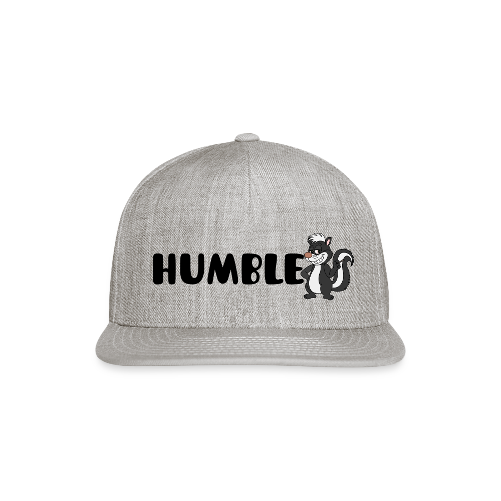 Snapback Baseball Cap - heather gray