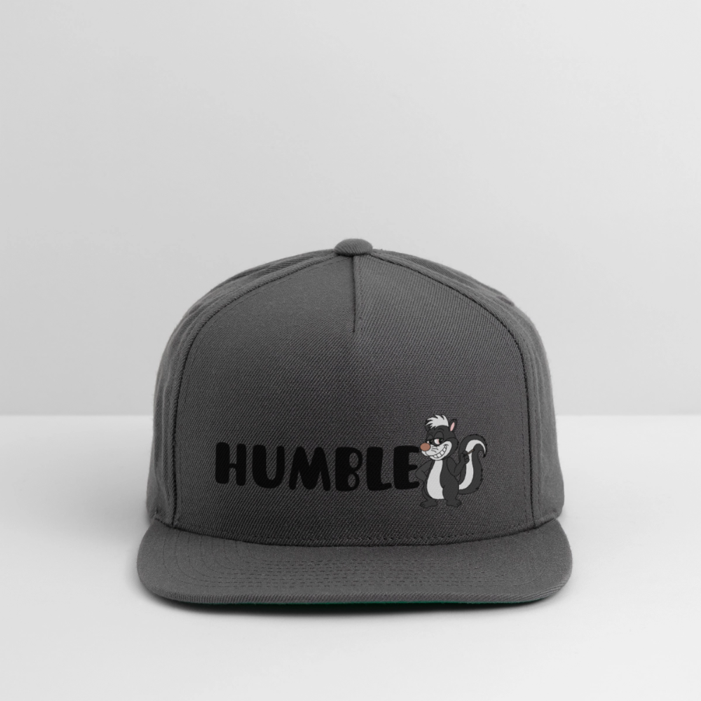 Snapback Baseball Cap - dark grey