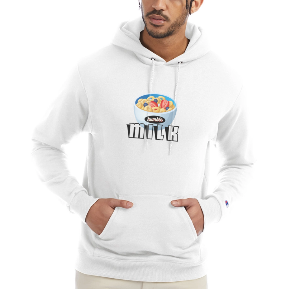 Champion Unisex Power blend Hoodie Champion - white
